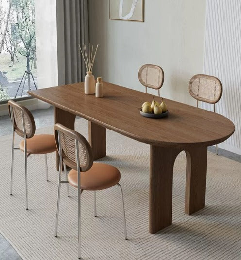 Versatile Solid Wood Dining Table