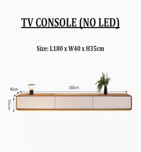 [A15] Minimalist Solid Wood TV Console or Coffee Table