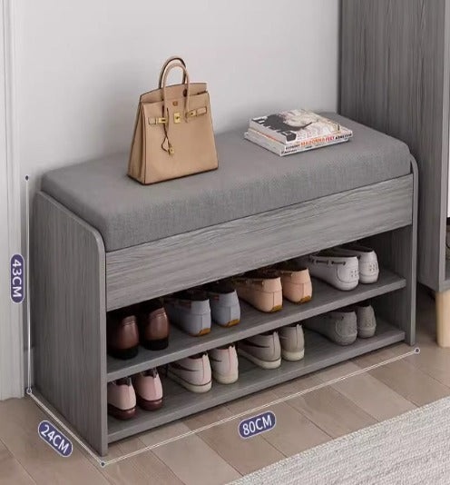 [A20] Compact Shoe Rack with Sitting Bench