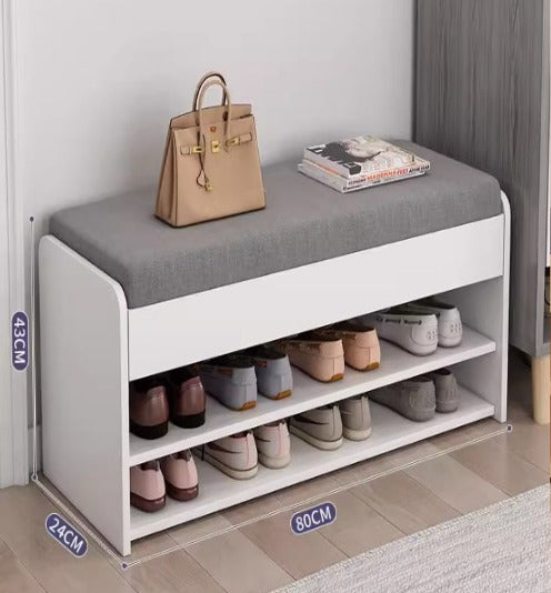 [A20] Compact Shoe Rack with Sitting Bench