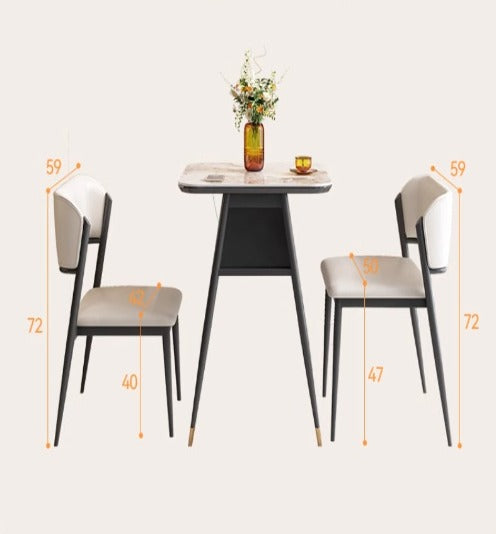 [A37] Luxury Modern Table and Chair Combination