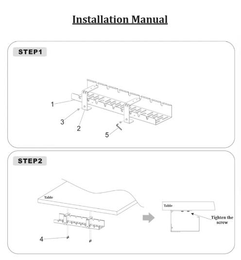 [A42] Cable Management Tray