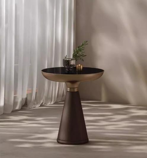 [A48] Tempered Glass Side Table