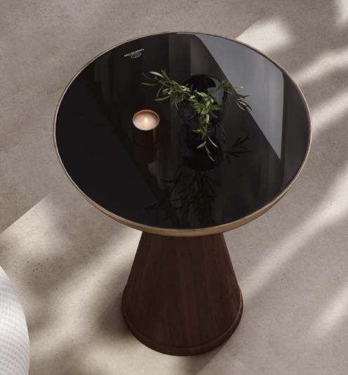 [A48] Tempered Glass Side Table