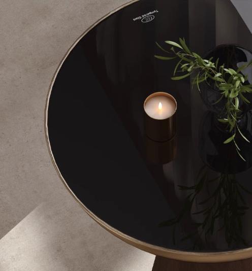 [A48] Tempered Glass Side Table