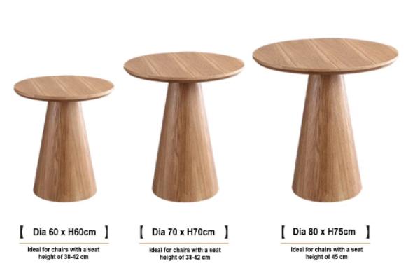 [A50] Simple and Modern Small Round Table