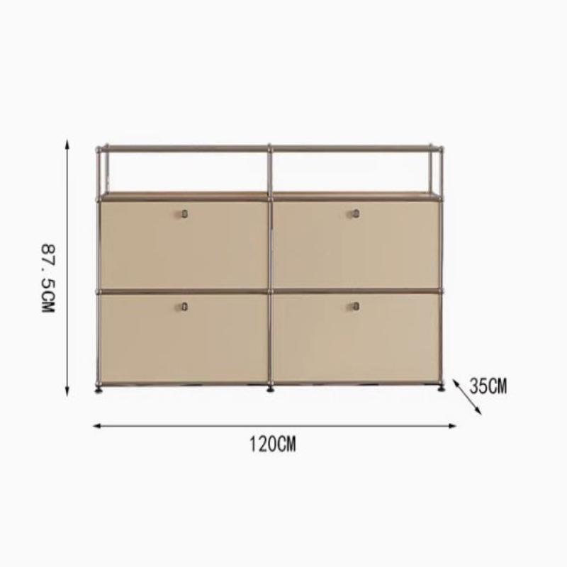 [A52] Brenn Stainless Steel Storage Cabinet