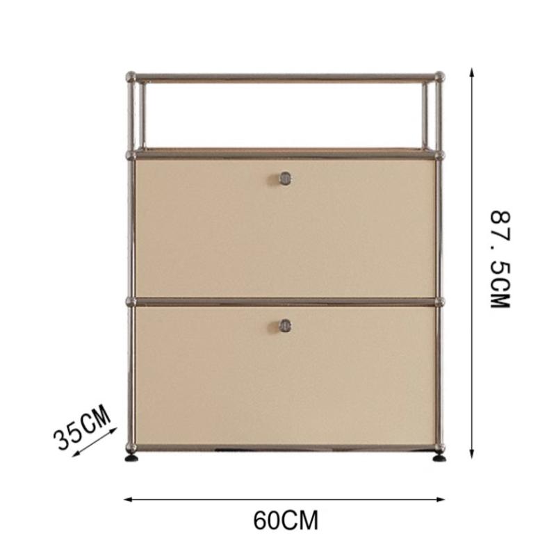 [A52] Brenn Stainless Steel Storage Cabinet