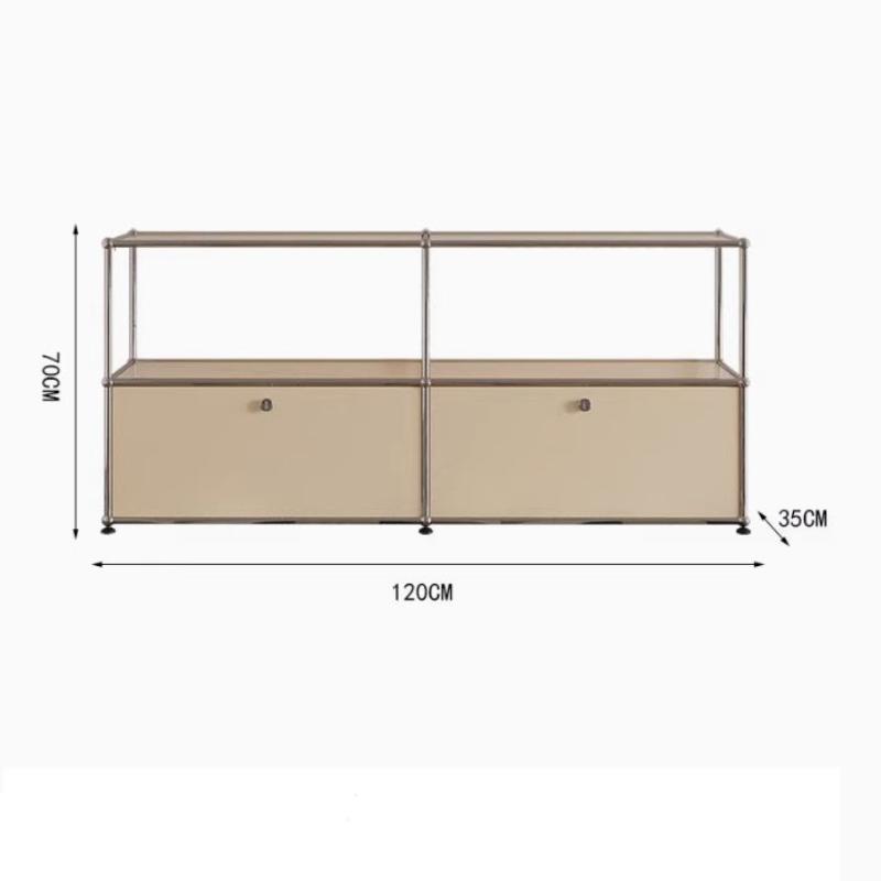 [A52] Brenn Stainless Steel Storage Cabinet