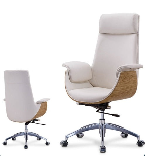 [C05] Luxury Comfort Leather Seat Swivel Office Chair