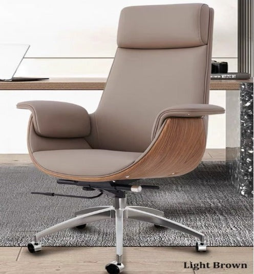 [C05] Luxury Comfort Leather Seat Swivel Office Chair