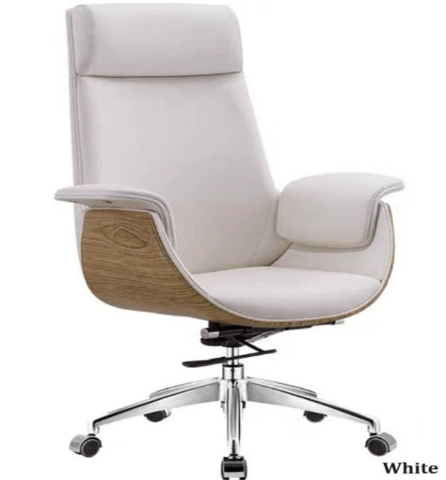 [C05] Luxury Comfort Leather Seat Swivel Office Chair