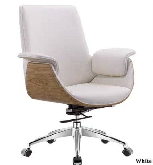 [C05] Luxury Comfort Leather Seat Swivel Office Chair