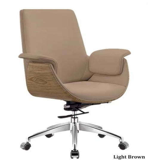 [C05] Luxury Comfort Leather Seat Swivel Office Chair