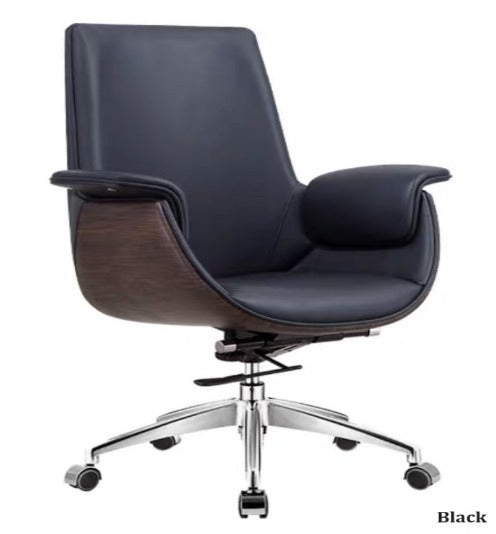 [C05] Luxury Comfort Leather Seat Swivel Office Chair