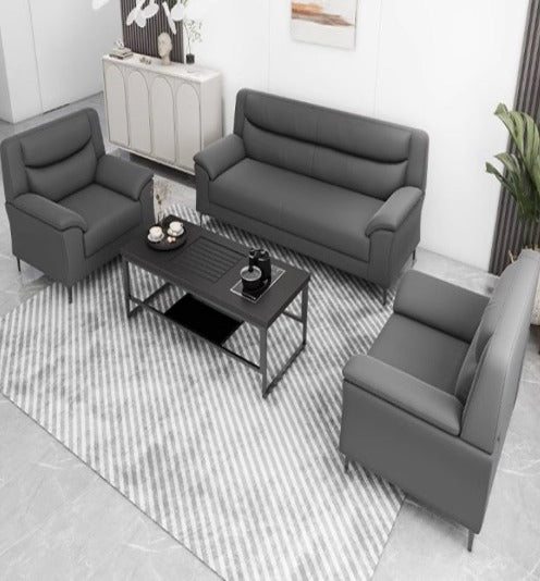 [C15] Simple Modern Leather Sofa