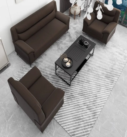 [C15] Simple Modern Leather Sofa