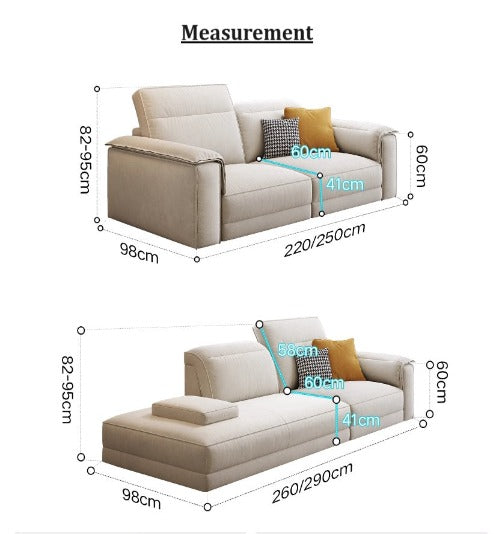 [C21] Velvetine Luxe Scratch Resistant Sofa