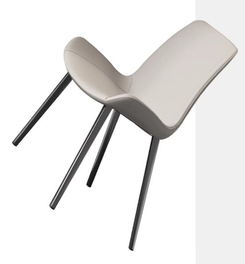 [C27] Modern Leather Dining Chair