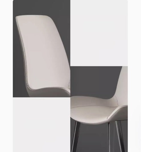 [C27] Modern Leather Dining Chair