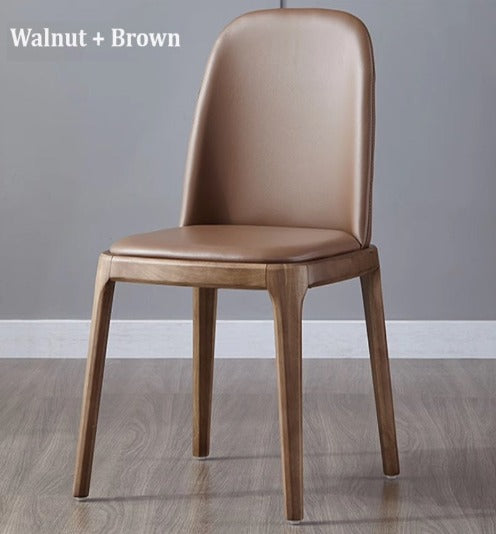 [C29] Nordic Solid Wood Dining Chair