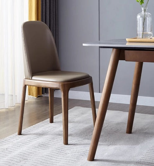 [C29] Nordic Solid Wood Dining Chair