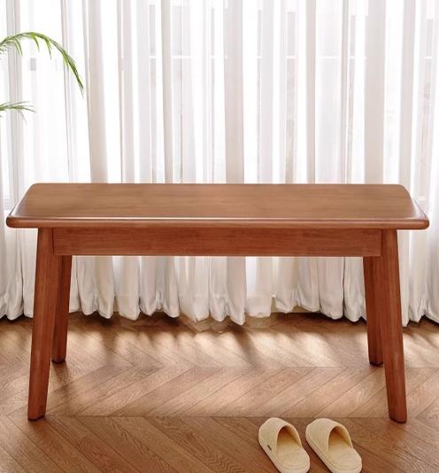 [C48] Versatile Solid Wooden Bench