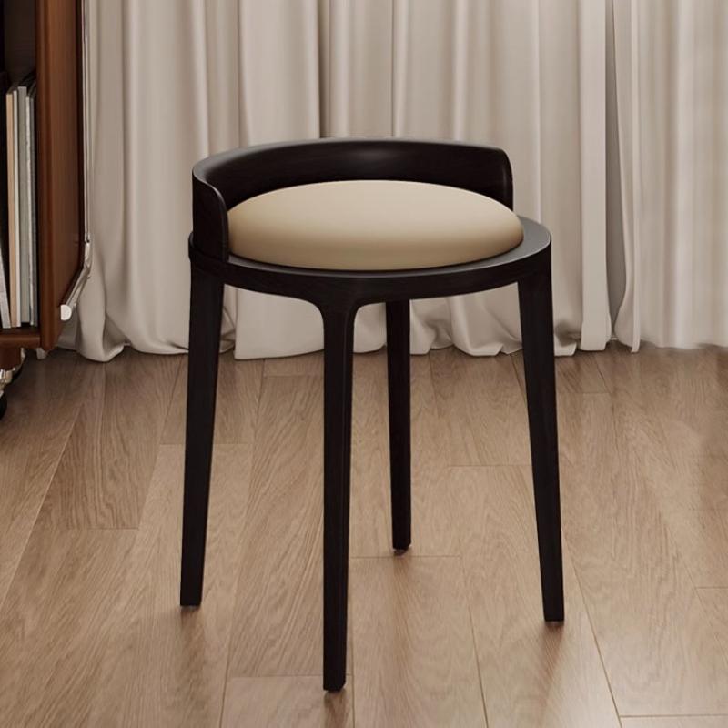 [C51] Mia Solid Wood Vanity Stool