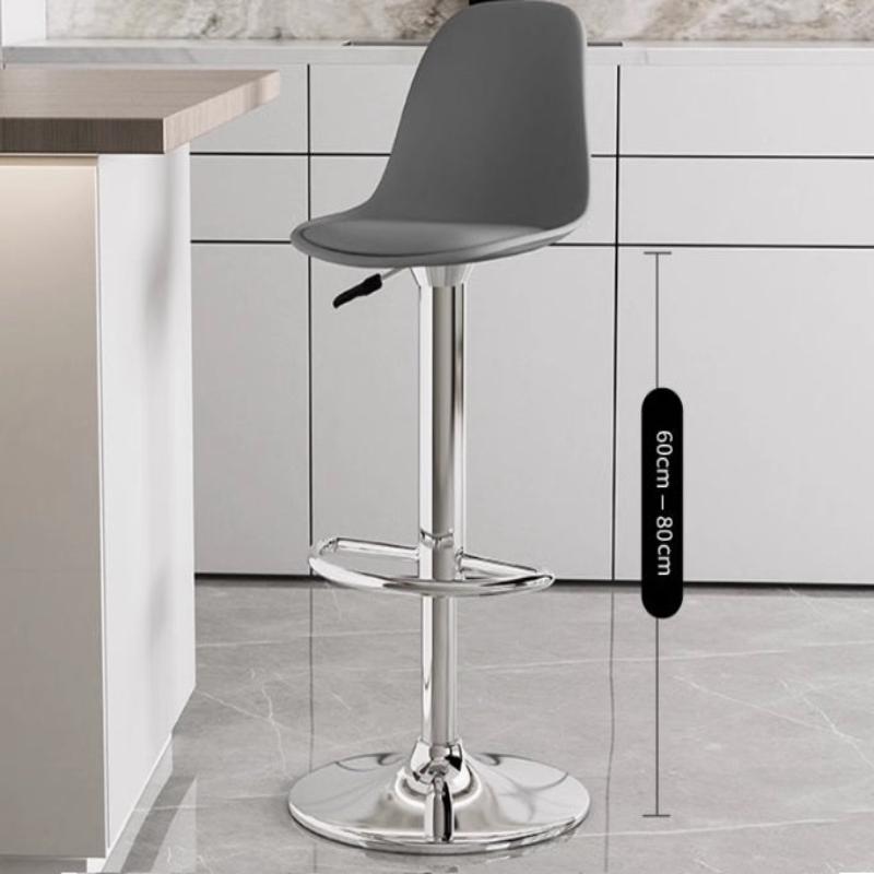 [C53] Mako Swivel Bar Chair with Backrest