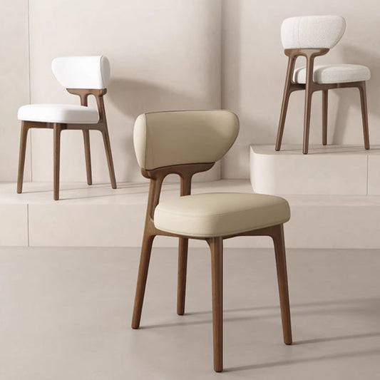 [C55] Baxster Solid Wood Dining Chair in European Style