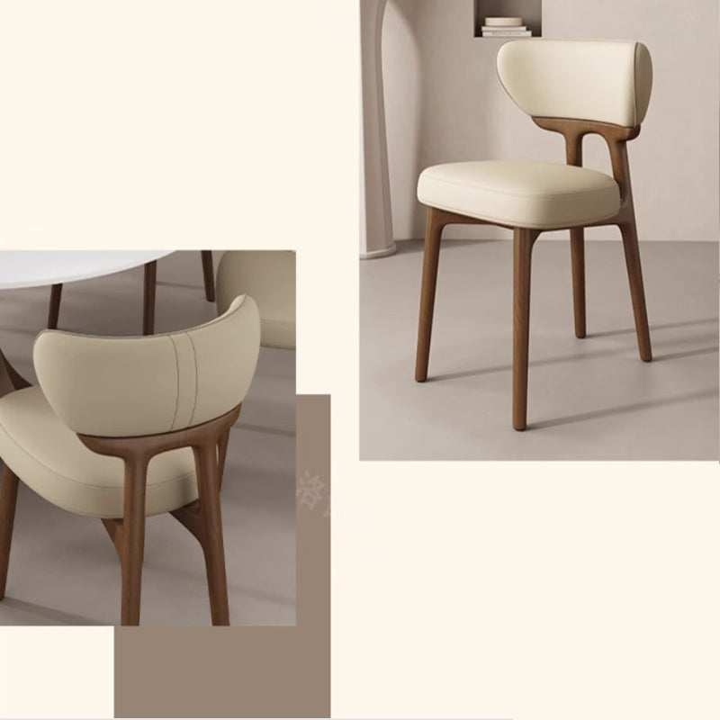 [C55] Baxster Solid Wood Dining Chair in European Style