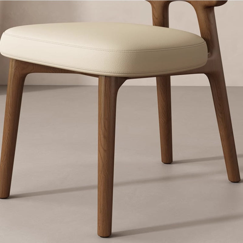 [C55] Baxster Solid Wood Dining Chair in European Style