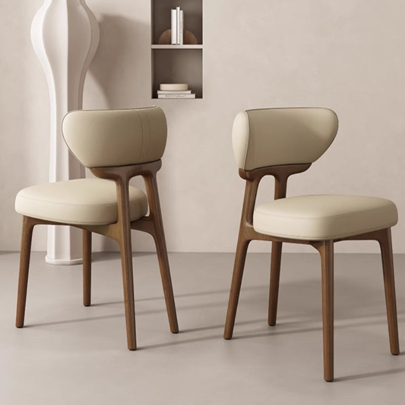 [C55] Baxster Solid Wood Dining Chair in European Style