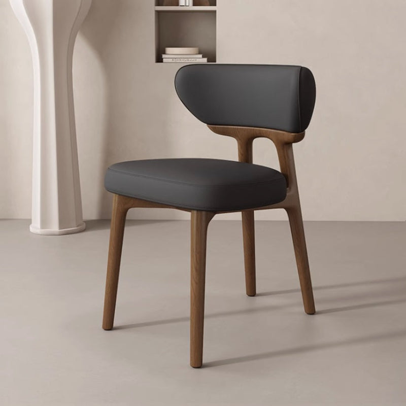 [C55] Baxster Solid Wood Dining Chair in European Style