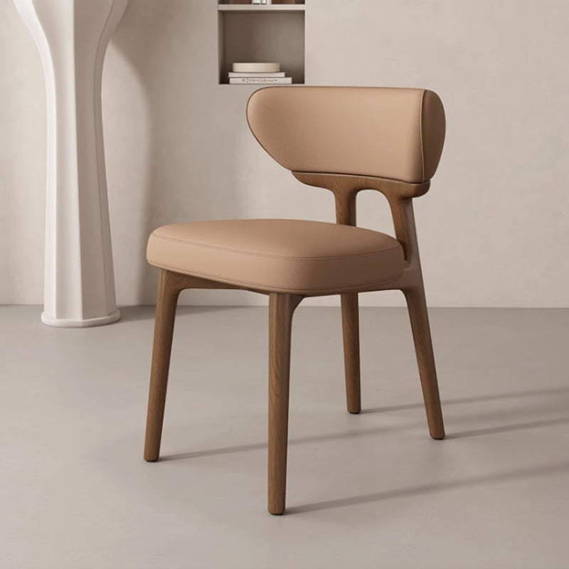 [C55] Baxster Solid Wood Dining Chair in European Style