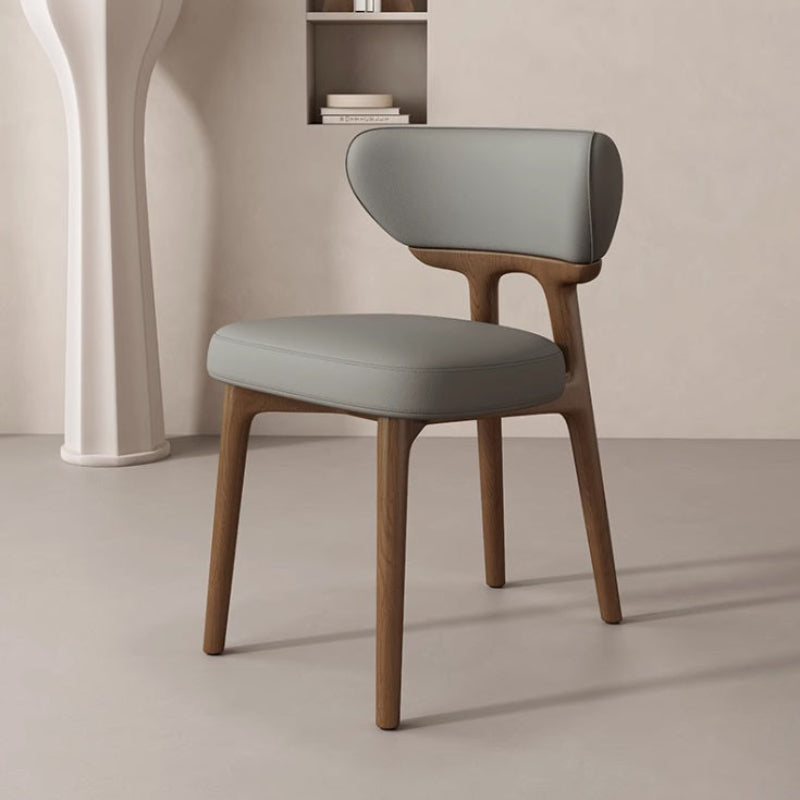 [C55] Baxster Solid Wood Dining Chair in European Style