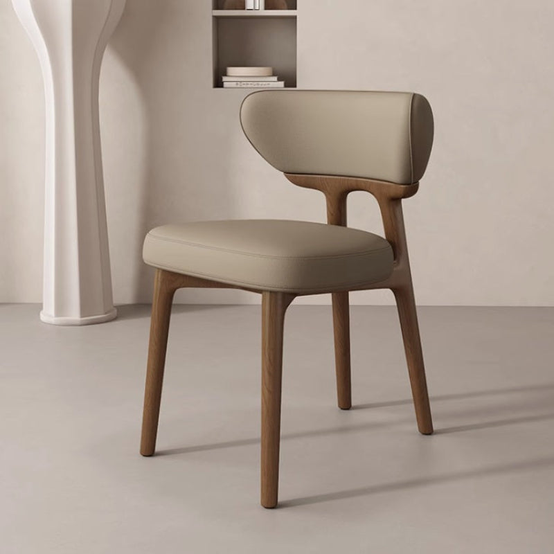 [C55] Baxster Solid Wood Dining Chair in European Style