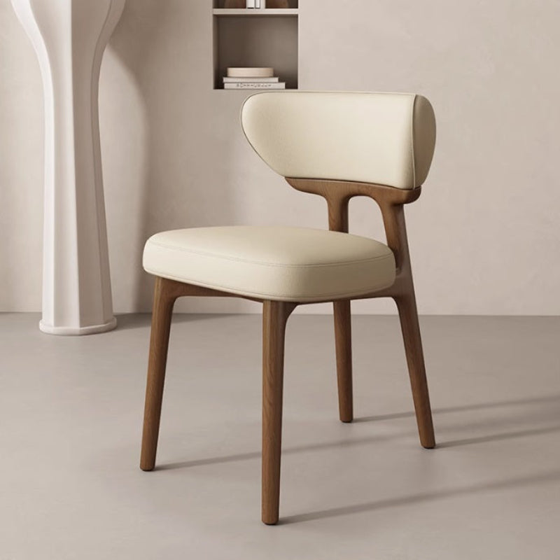 [C55] Baxster Solid Wood Dining Chair in European Style