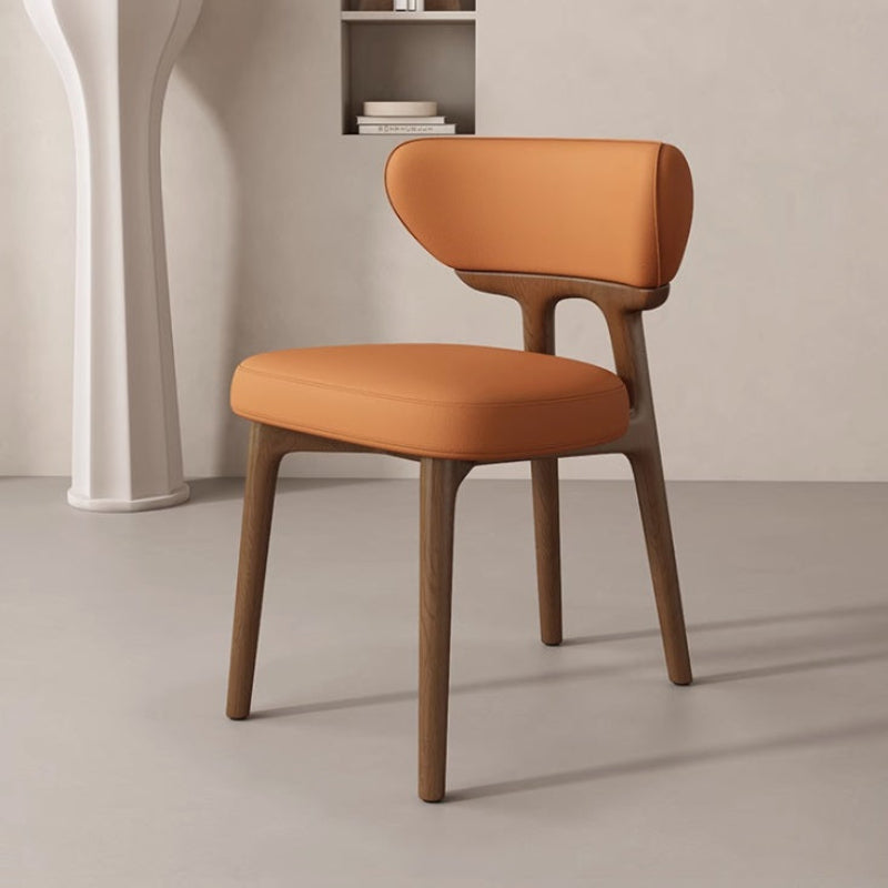 [C55] Baxster Solid Wood Dining Chair in European Style