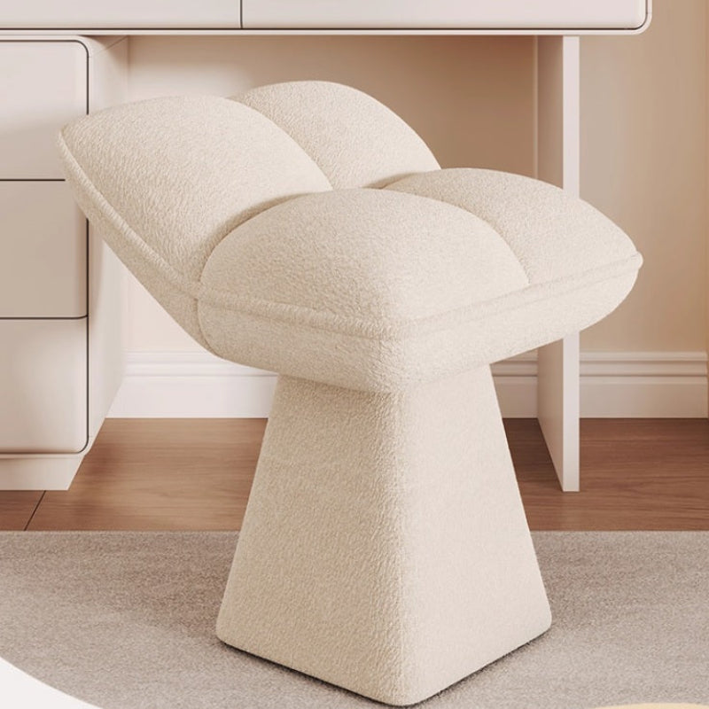 [C69] Edan Solid Wood Vanity Stool in Modern Style