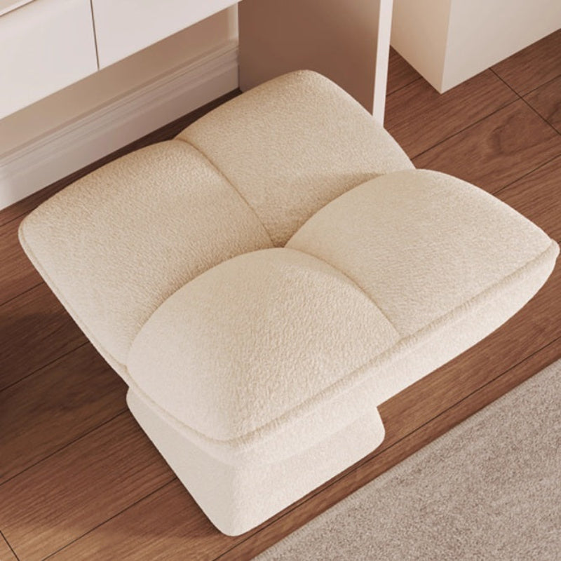 [C69] Edan Solid Wood Vanity Stool in Modern Style