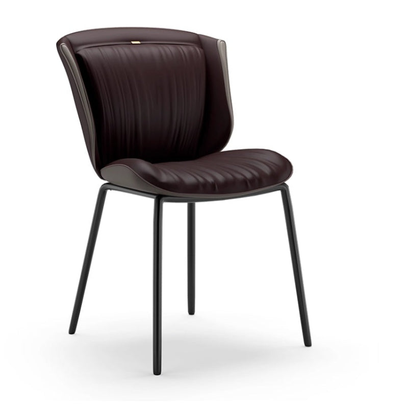 [C71] Logan Leather Dining Chair