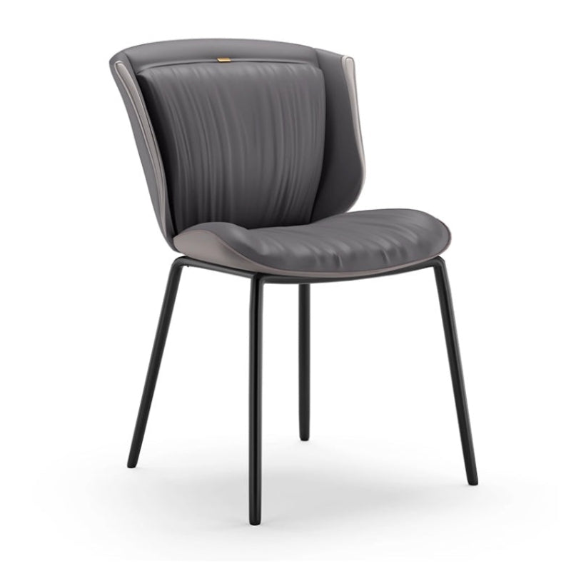 [C71] Logan Leather Dining Chair