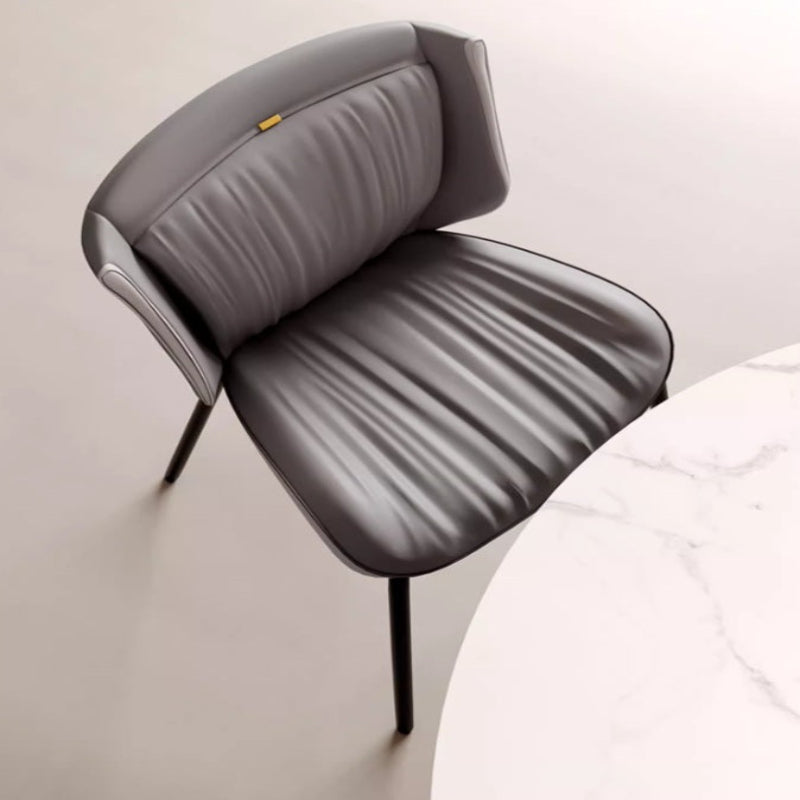 [C71] Logan Leather Dining Chair