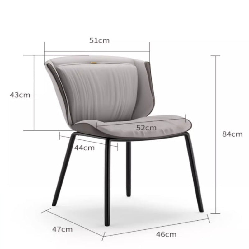[C71] Logan Leather Dining Chair