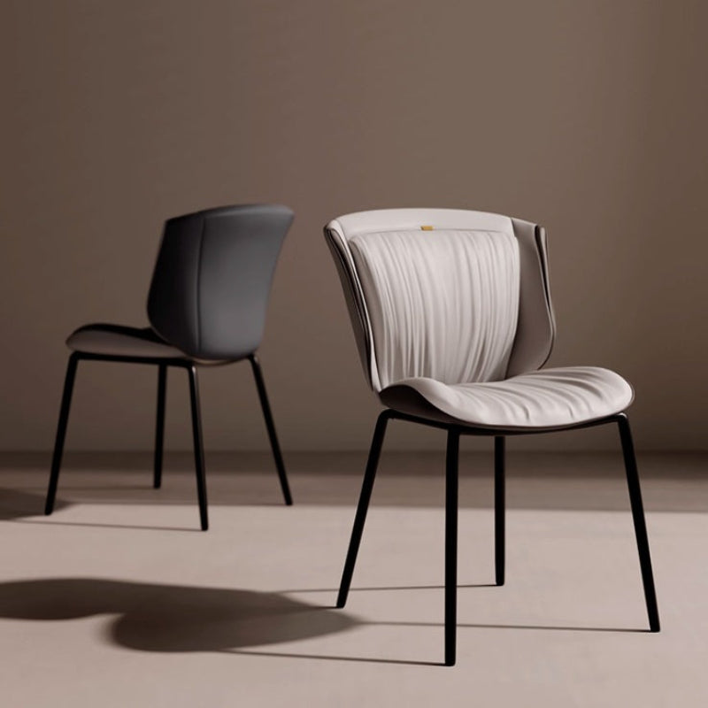 [C71] Logan Leather Dining Chair
