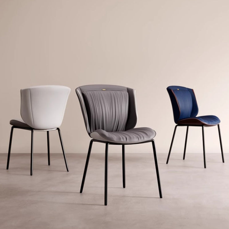 [C71] Logan Leather Dining Chair