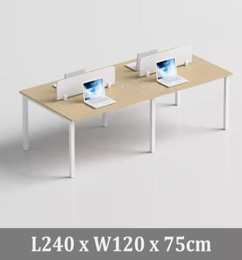 [O01] Simple Modern Partition Workstation Table