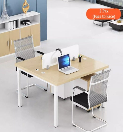 [O01] Simple Modern Partition Workstation Table