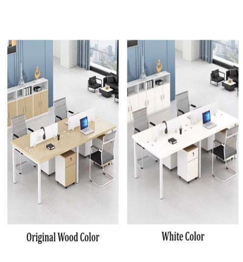 [O01] Simple Modern Partition Workstation Table